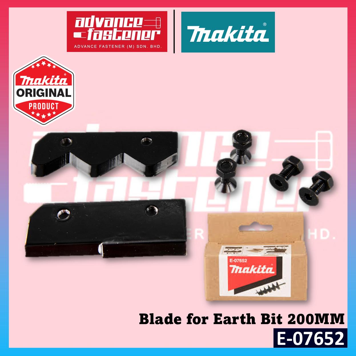 Makita Accessories E-07319 / E-07303 / E-07652 Earth Auger Bit 200 x 800MM / 150 x 800MM | Blade for Earth Bit 200MM