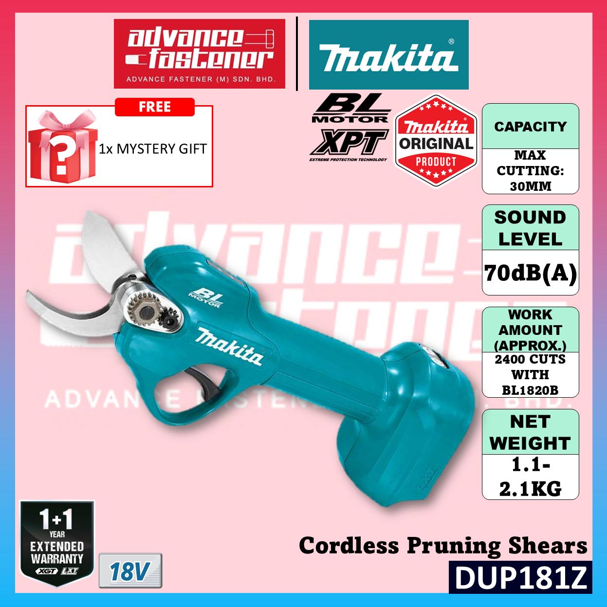 Makita DUP181 / DUP181Z 18V Cordless Pruning Shears (Brushless)