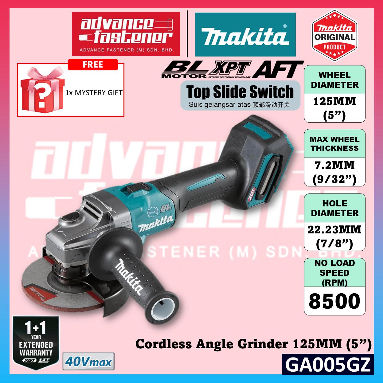 MAKITA GA003GM201 / GA003GD201 / GA003GZ 40Vmax Cordless Angle Grinder 100MM (4")