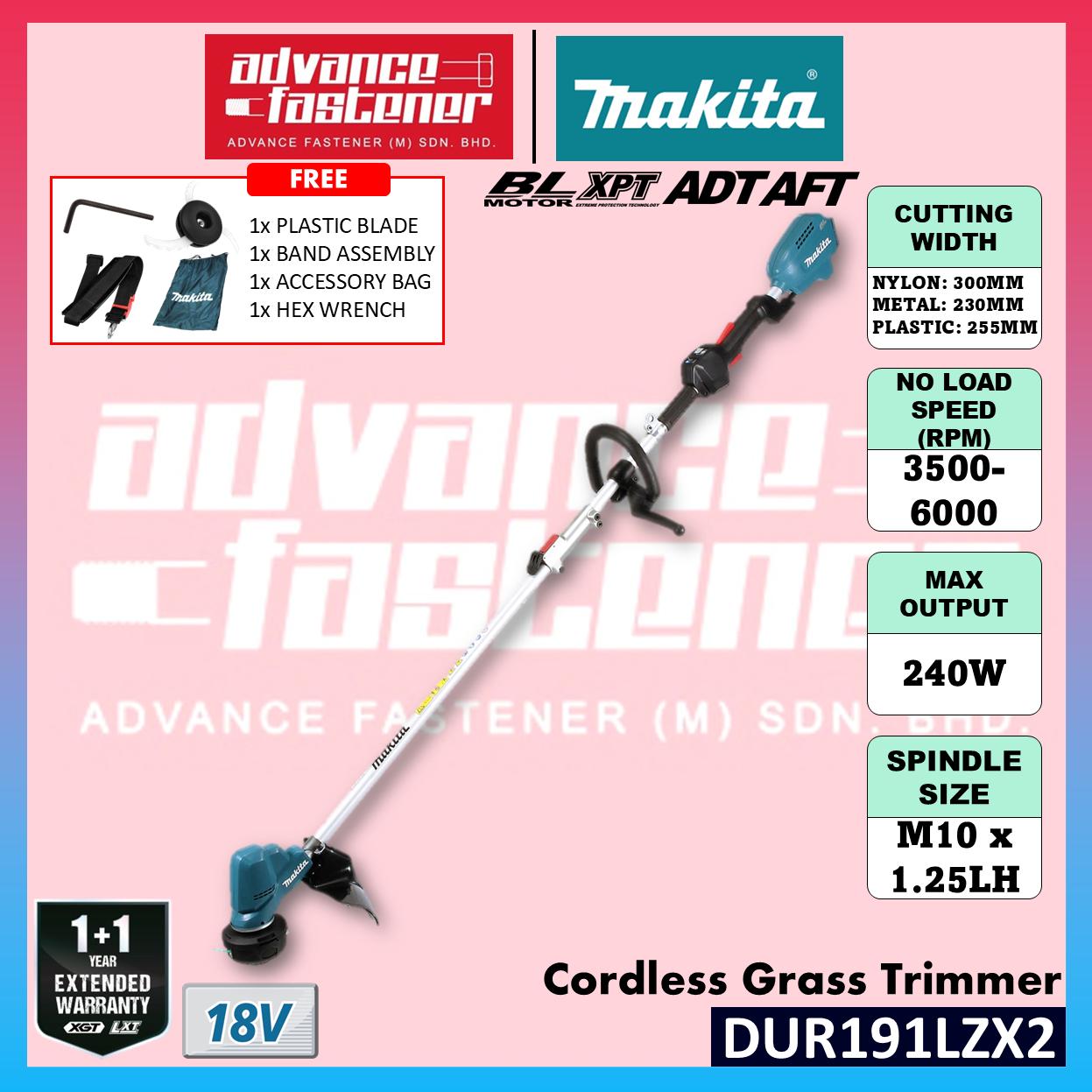 MAKITA DUC254 / DUC254Z001 / DUR191LRT2 18V Cordless Chain Saw 250MM (10") / Grass Trimmer