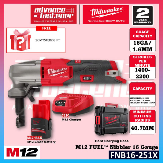 Milwaukee FNB16-401X / FNB16-0X M12 FUEL Nibbler 16 Gauge