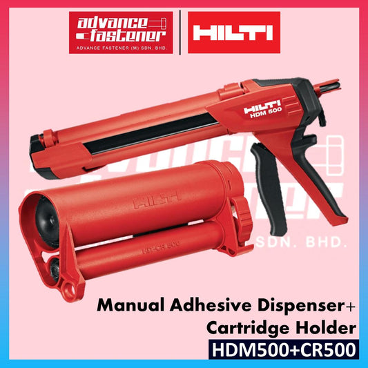 HILTI HDM 500 / CR 500 / CB 500 Manual Adhesive Dispenser / Cartridge Holder