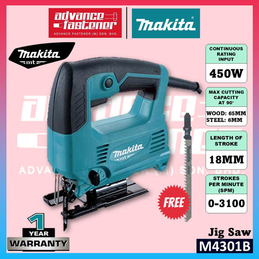 MAKITA MT Series M4301B Corded Jig Saw