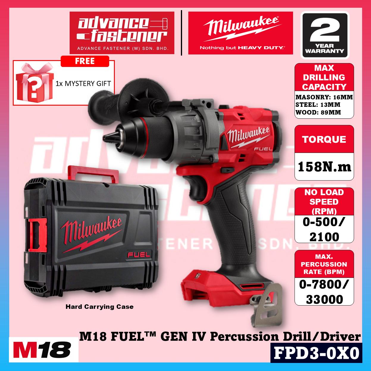 Milwaukee FPD3-502X / FPD3-0X0 M18 FUEL Gen IV Percussion Drill / Driver 13MM ( FPD3 )