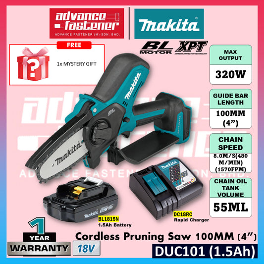 MAKITA DUC101Z 18V Cordless Pruning Saw 100MM ( 4" )
