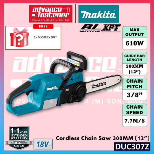 MAKITA DUC307 / DUC307Z 18V Cordless Chain Saw 300MM (12")