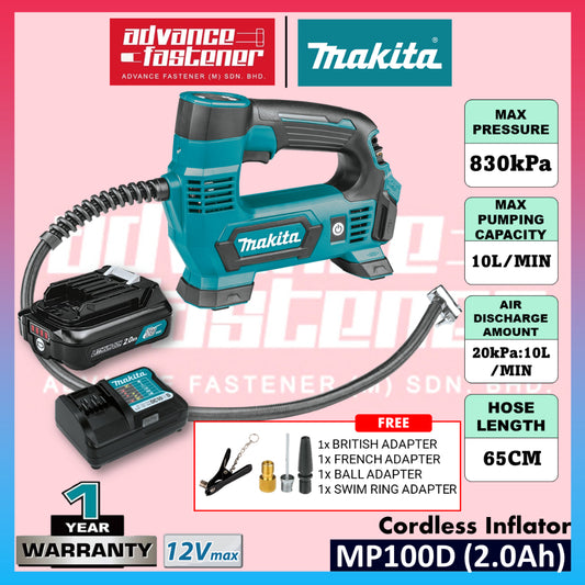 MAKITA MP100DZ / MP100D 12Vmax Cordless Inflator