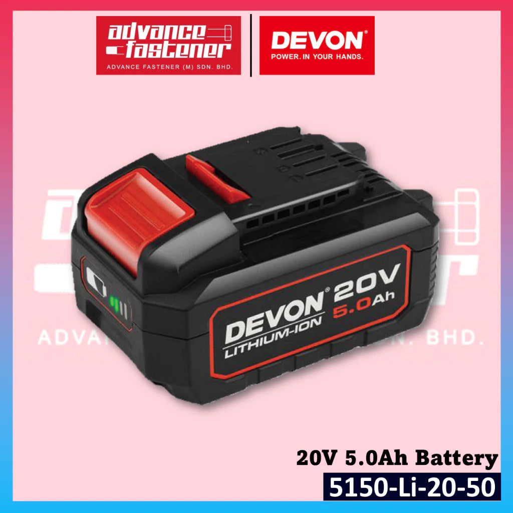 Devon 5150-Li-20-50 Lithium-Ion Battery 20V 5.0Ah