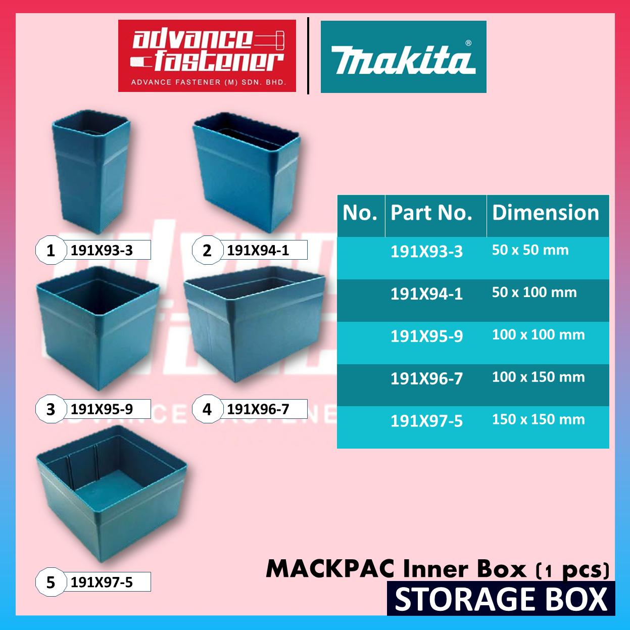 MAKITA Accessories 191X80-2 Organizer Box ( Set ) / Inner Box ( 1 pcs )