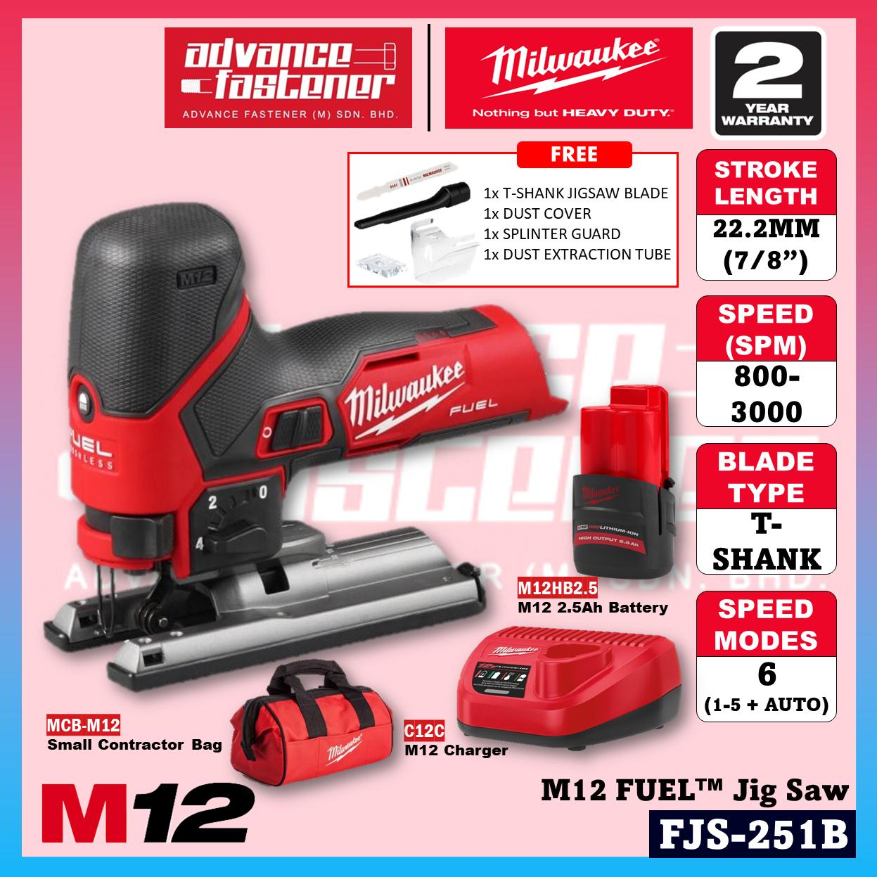 Milwaukee FJS-251B / FJS-0 M12 FUEL Jig Saw