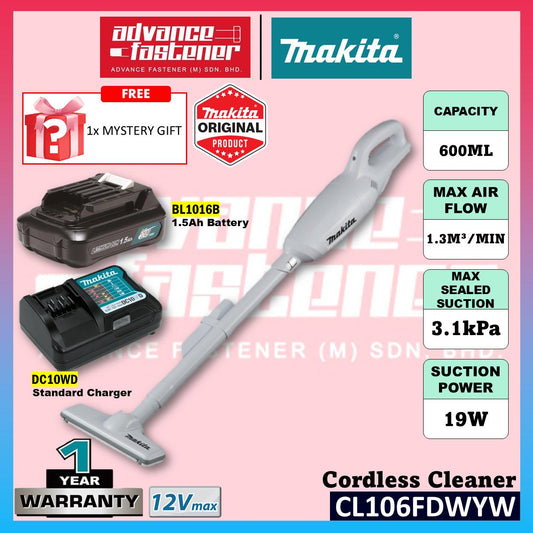 MAKITA CL106FDWYW / CL106FDZW 12Vmax Cordless Vacuum Cleaner ( CL106 )