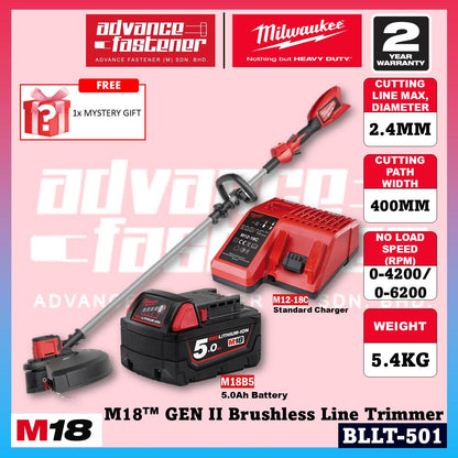 Milwaukee BLLT-801 / BLLT-0 M18 Gen II Brushless Line Trimmer Grass Trimmer