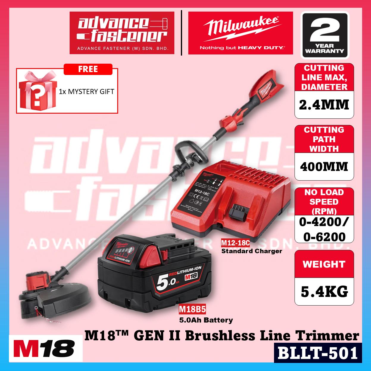 Milwaukee BLLT-801 / BLLT-0 M18 Gen II Brushless Line Trimmer Grass Trimmer