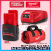 MILWAUKEE M12 Batteries And Chargers For 2.0Ah / 3.0Ah / 4.0Ah / 6.0Ah RED-LITHIUM-ION Battery