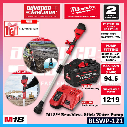 Milwaukee BLSWP-121 / BLSWP-0 M18 Brushless Stick Water Pump