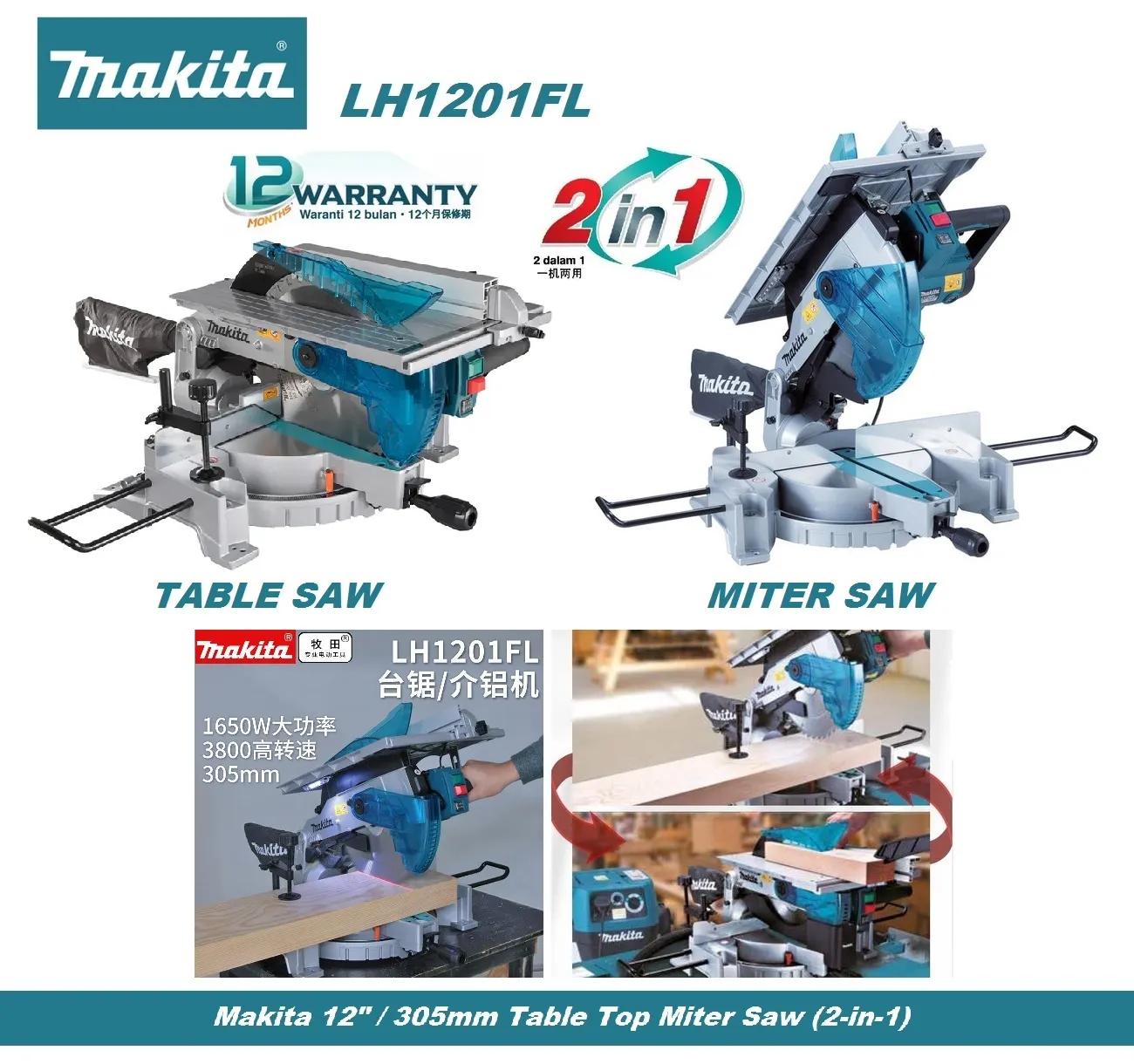 Makita LH1201FL Corded Table Top Miter Saw 305MM (12")