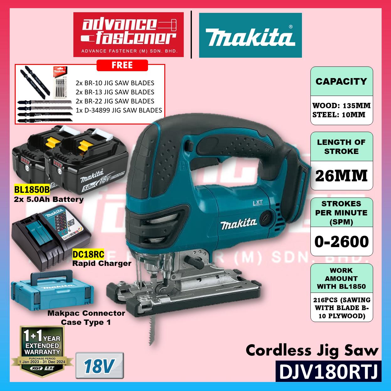 Makita DJV180RFE / DJV180Z 18V Cordless Jig Saw