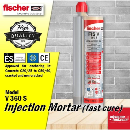 FISCHER FIS V 360 S Epoxy Injection Mortar (Fast Cure)