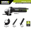 WORX WU800S 720W Corded Angle Grinder 100MM (4