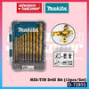 MAKITA D-67527 / D-72833 / D-72855 / D-71962 / D-72877 / D-72861 HSS-TIN Drill & Screw Bit Set ( WOOD / METAL / MASONRY) E-06638  Screw Bit C & E-form Impact Black Assortment (35pcs)