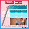 HILTI HAS 8.8 Anchor Rod M12 x 120 / M12 x 160 / M16 x 190 / M16 x 260 ( 8.8 Carbon Steel )