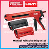 Hilti HIT-HY 200-R V3 / HIT-RE 500 V4 / HIT-RE 100 Epoxy Anchor 20 unit ( RE500 / RE100 / HY200 ) **FOC HDM500 + CB500 / CR500 Manual Adhesive Dispenser + Cartridge Holder