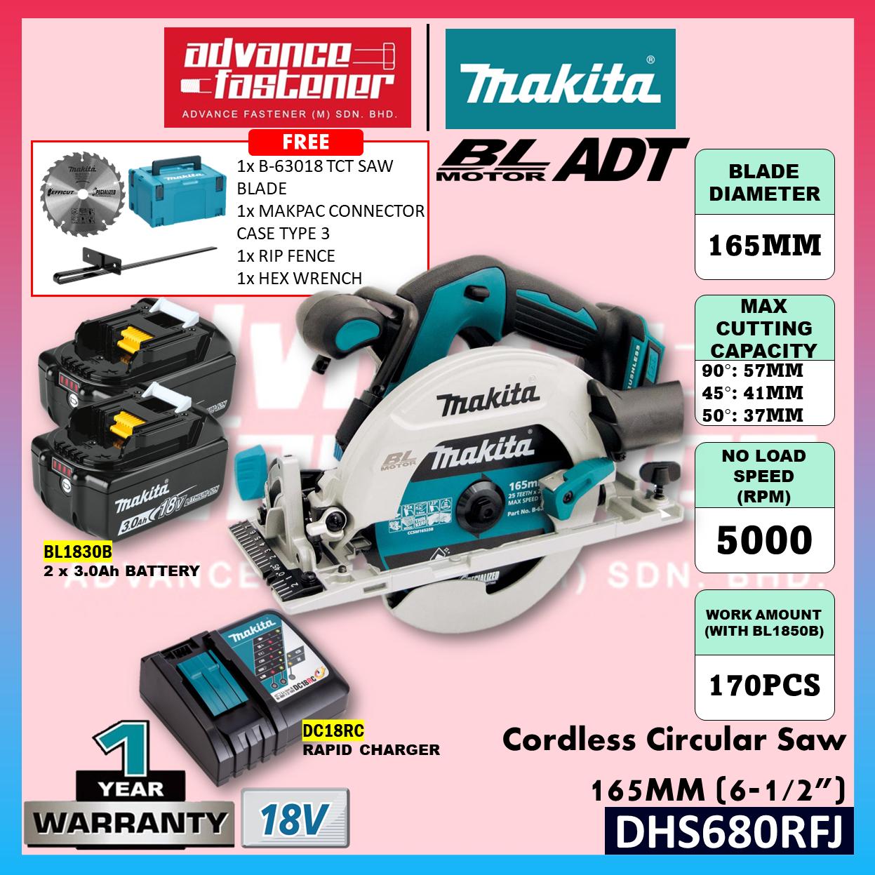 Makita 18V LXT Cordless Combo ( DHS680 Circular Saw / DRT52 Trimmer Router )