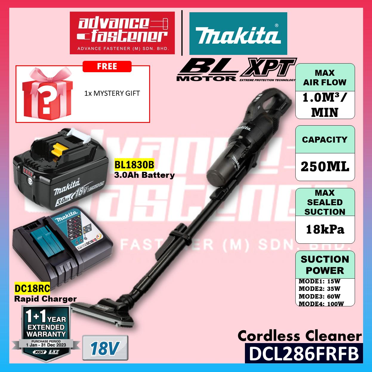 Makita 18V LXT Cordless Combo ( DCL286 18V Brushless Vacuum Cleaner / DCF102 18V Cordless Fan )
