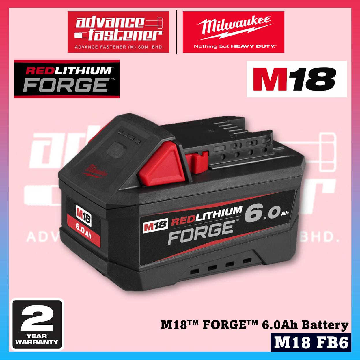 MILWAUKEE M18 Batteries & Charger 3.0Ah 5.0Ah 6.0Ah 8.0Ah 12.0Ah RED-LITHIUM-ION & FORGE Battery