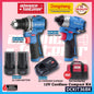 DONG CHENG DCKIT36BK 12V Brushless Cordless Compact Kit ( DCJZ1250 12V Brushless Driver Drill / DCPL04-8 12V Brushless Impact Driver )