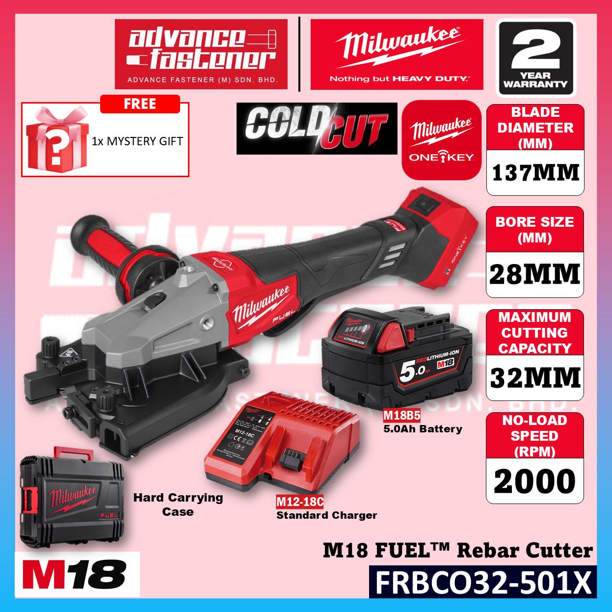 Milwaukee FRBCO32-0X0 M18 FUEL Rebar Cutter ( ONE-KEY ) ( Cold Cut )
