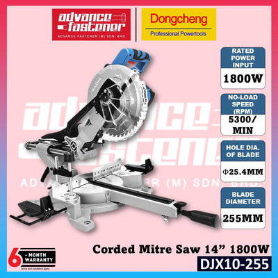 DONG CHENG DJX10-255 Corded Mitre Saw 255MM (10") 1800W