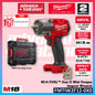 Ready Stock | Original Milwaukee M18 FUEL Impact Wrench Combo Set ( FMTIW2F12 Mid Torque Impact Wrench + FIW212 Compact Impact Wrench )  | 2 Year Warranty | Fast Shipping