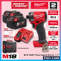 Milwaukee M18 CHIP & GRIND KIT ( FHX M18 FUEL Gen II Rotary Hammer / FID3 M18 FUEL Gen IV Impact Driver / FPD3 M18 FUEL Gen IV Driver Drill / FSAG100XB M18 FUEL Gen II Braking Grinder )