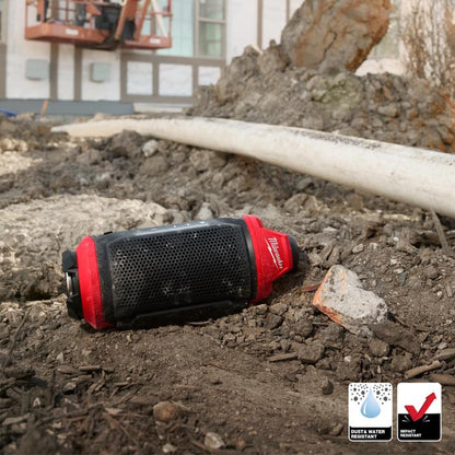 Milwaukee M12 Jobsite Speaker Duo Kit SPEJSG2-0 M12 Jobsite AUDIO LINK Speaker