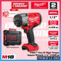 Milwaukee FHIW2F12-601B / FHIW2F12-0X0 M18 FUEL Gen III High Torque Impact Wrench 1/2" 2169N.m