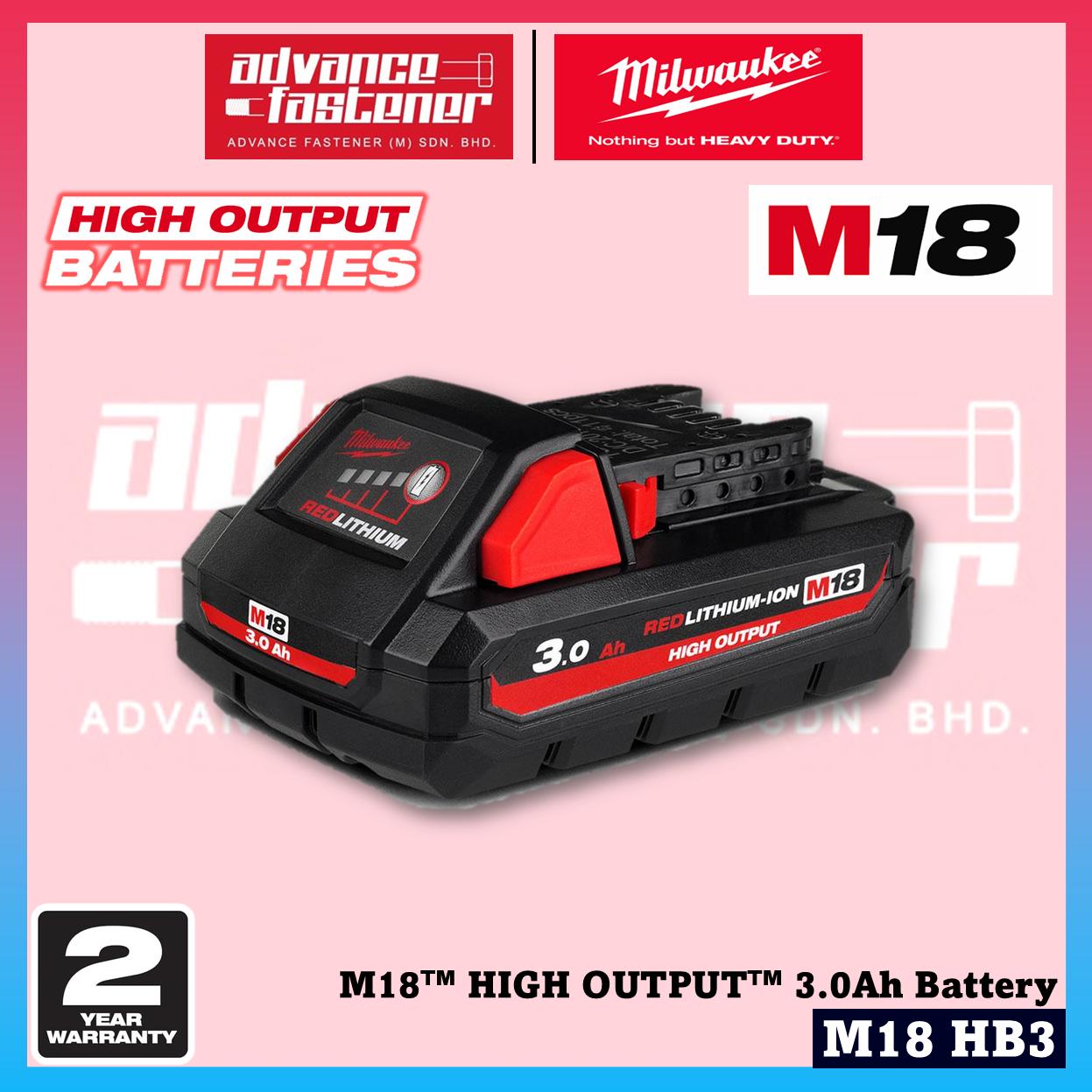 MILWAUKEE M18 Batteries & Charger 3.0Ah 5.0Ah 6.0Ah 8.0Ah 12.0Ah RED-LITHIUM-ION & FORGE Battery