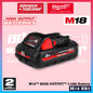 MILWAUKEE M18 Batteries & Charger 3.0Ah 5.0Ah 6.0Ah 8.0Ah 12.0Ah RED-LITHIUM-ION & FORGE Battery