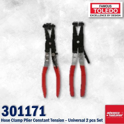 Toledo 301171 Hose Clamp Plier Constant Tension – Universal 2 pcs Set