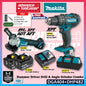 MAKITA 18V Cordless Combo Set ( DHR242 18V Cordless Combination Hammer DHP482 18V Cordless Hammer Driver Drill DGA404 18V Cordless Angle Grinder DTD156 18V Cordless Impact Driver )
