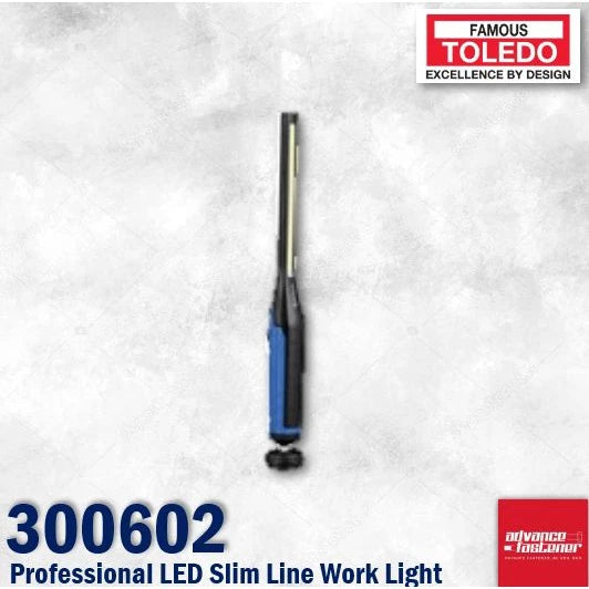 TOLEDO FASTENINGS SYKES PICKAVANT 300602 Sykes Professional LED Slim Work Light