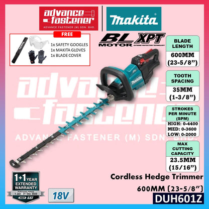 Makita 18V LXT Cordless OPE Combo ( DUR191 18V Brushless Grass Trimmer / DUH601 18V Brushless Hedge Trimmer 600MM (23-5/8") )
