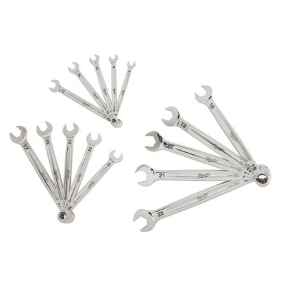 Milwaukee 4932-4642-58 MAXBITE Metric Combination Wrench Set 15 Pcs