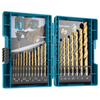 Makita Accessories D-67527 HSS-TiN Metal Drill Bit Set 19pcs ( suitable for Metal )