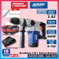 Akaido AKMD28BL 21V Brushless Cordless 2 IN 1 Rotary Hammer 28MM 3.6J