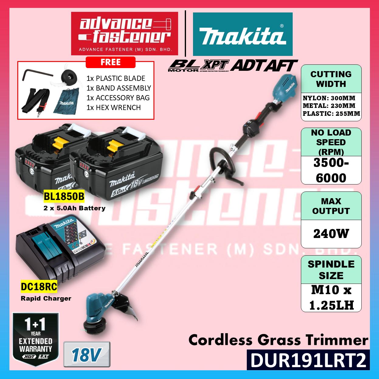 MAKITA DUC254 / DUC254Z001 / DUR191LRT2 18V Cordless Chain Saw 250MM (10") / Grass Trimmer