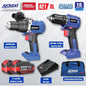 Akaido CB2MH959 PREMIUM SAVE COMBO 21V ( AKMH21BL Impact Driver / AK21BL-13mm Drill )
