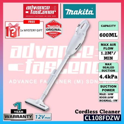 MAKITA CL108FDWYW / CL108FDZW 12Vmax Cordless Vacuum Cleaner ( CL108 )