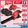 Milwaukee F2BL-502 / F2BL-0 M18 FUEL Dual Battery Blower 600CFM
