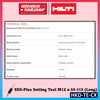 Hilti HKD-TE-CX M12 x 50 ∅15 / M10 3/8” x 30 Setting tool ( long )